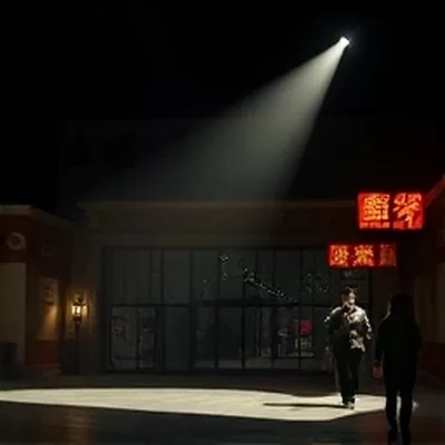 半城烟雨剧集中雨巷青石板与油纸伞的方形画面